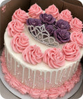 One tier cake