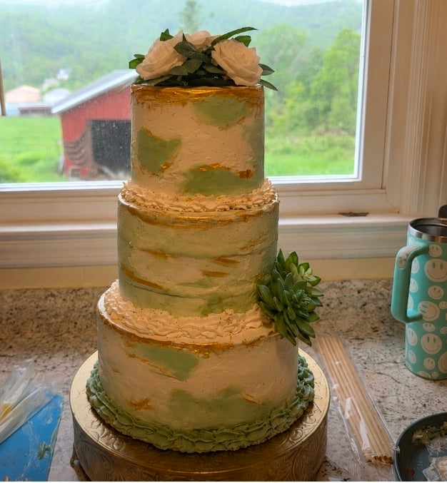 Custom three tier cake