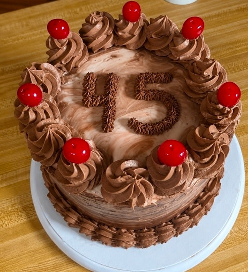 One tier cake