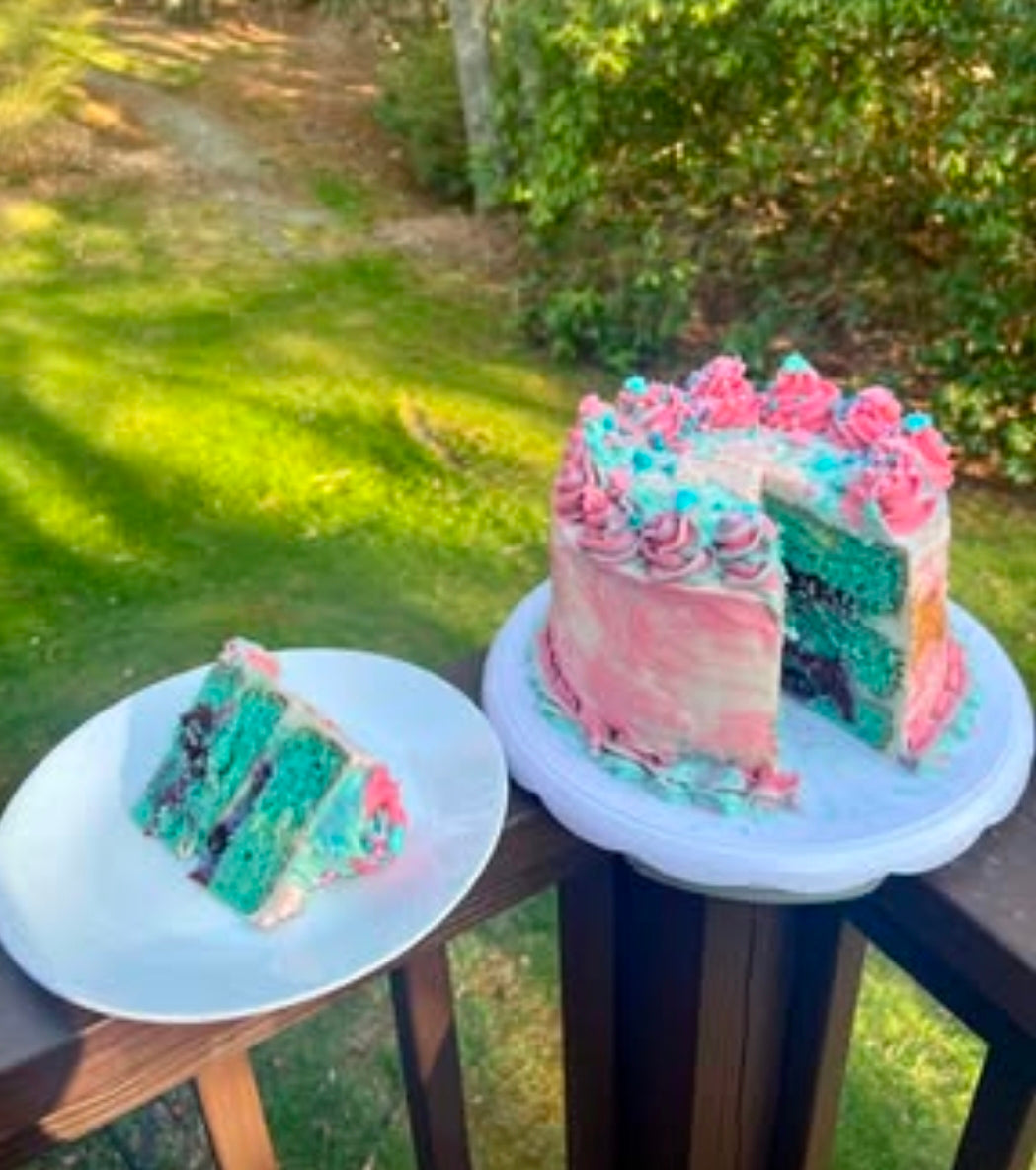 One tier cake