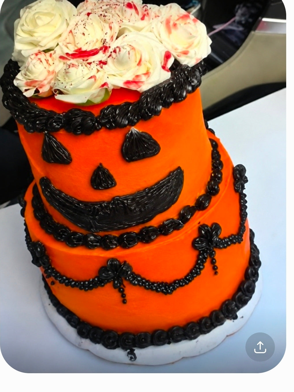 Two tier cake
