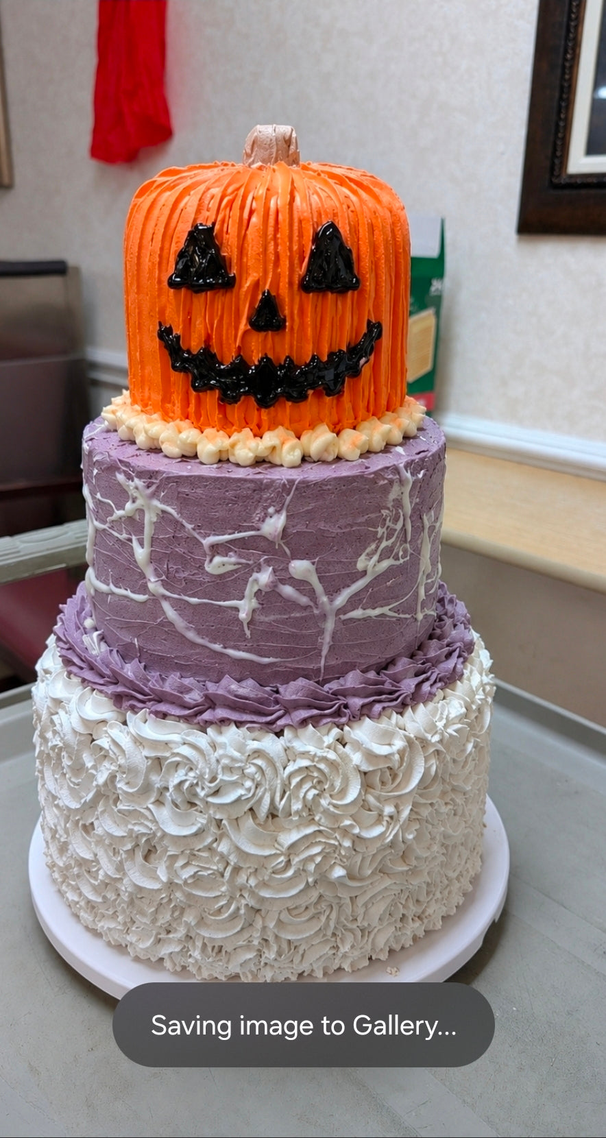 Custom three tier cake